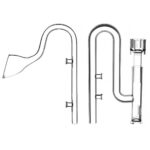LİLY PİPE YÜZEY EMİCİLİ CAM BASIŞ VE EMİŞ BORU TAKIMI 16-22MM