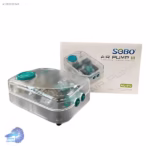 SOBO SESSİZ HAVA MOTORU ŞEFFAF KASA 6W 2 X 4 LT/MİN AQ013