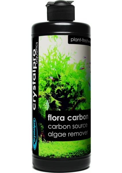 Crystalpro Flora Carbon 500 ml Yüksek Filtrasyon Sağlayan Kolay Kullanımlı Akvaryum Temizleme Ürünü