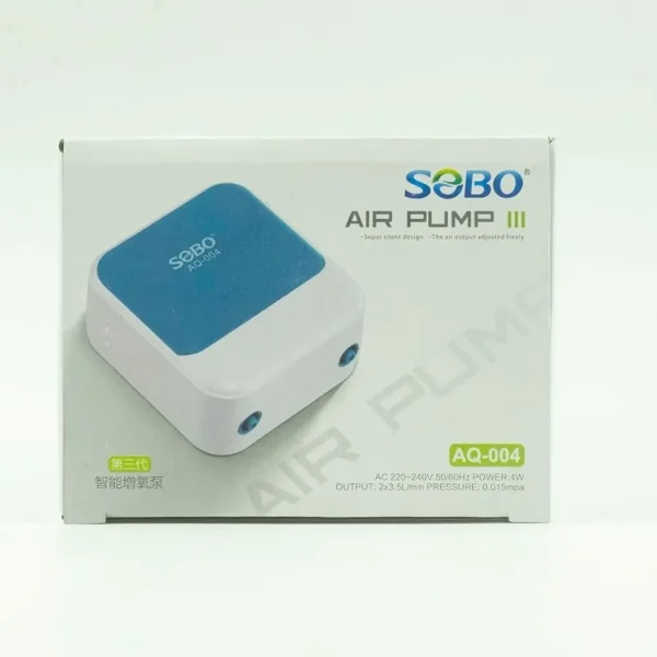 Sobo Sessiz Çift Çıkışlı Akvaryum Hava Motoru A-Q-004